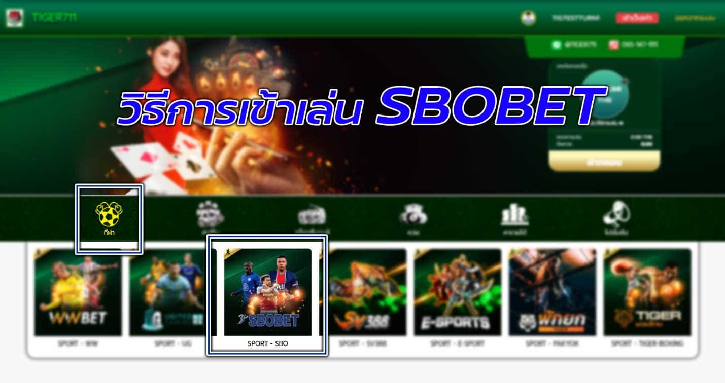 วิธีเข้าเล่นSBOBET